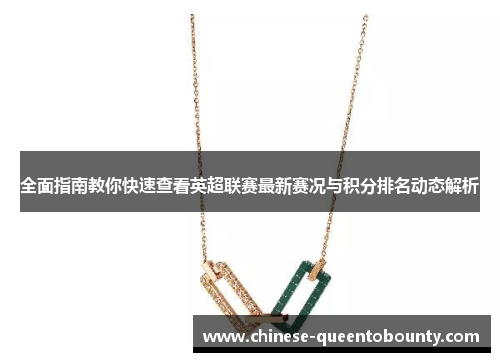全面指南教你快速查看英超联赛最新赛况与积分排名动态解析